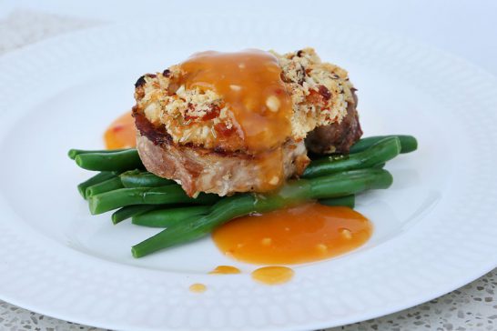 Crusted pork with apricot Symply Too Good cookbook 7