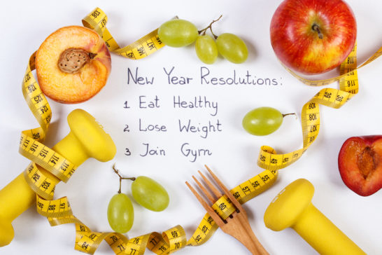 sticking to New Year's resolutions