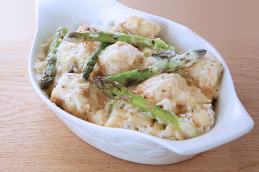 chicken asparagus mornay recipe