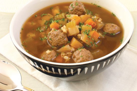 meatball and vegetable soup recipe
