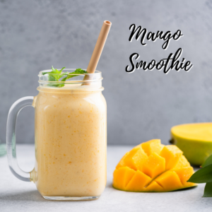 healthy mango smoothie