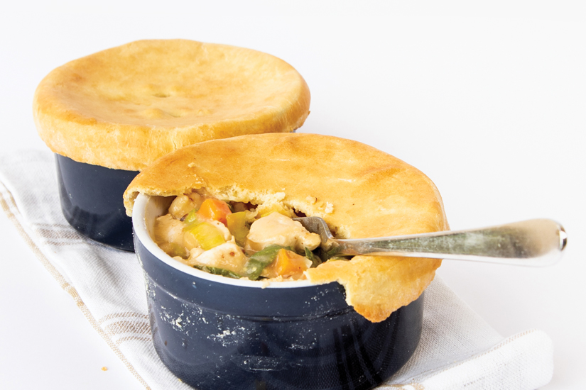 healthy chicken leek pot pie recipe