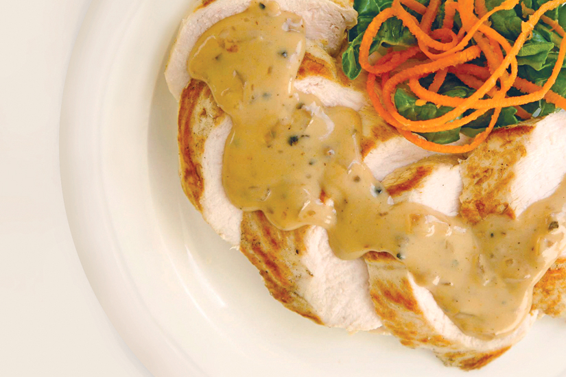 Healthy low fat chicken with pepper sauce recipe by Annette Sym